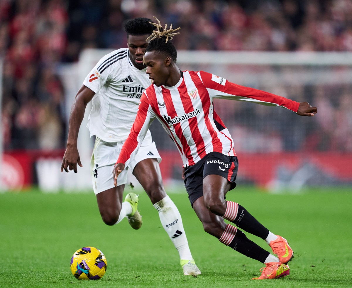 Nico Williams en action contre le Real Madrid