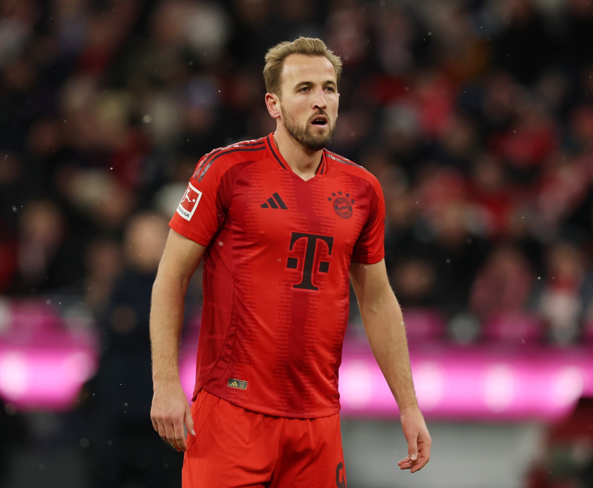 Harry Kane en action avec le Bayern Munich