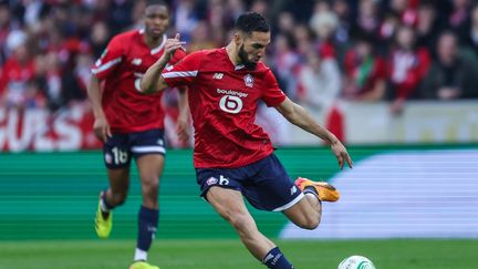 Nabil Bentaleb avant le match de Ligue Europa Conference