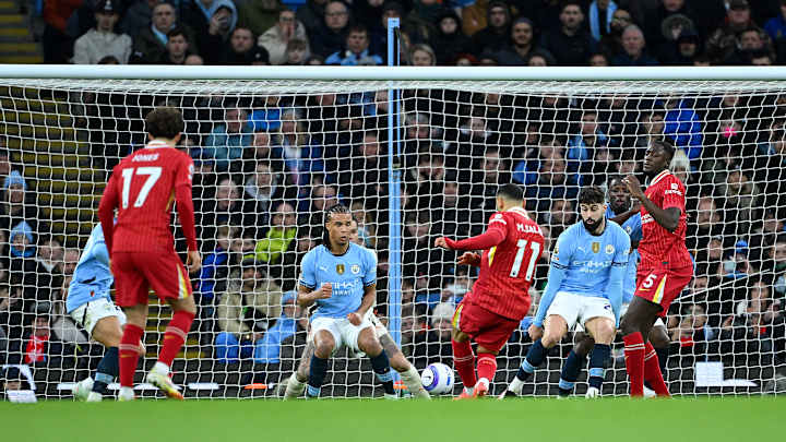 Mohamed Salah a ouvert le score pour Liverpool contre Manchester City