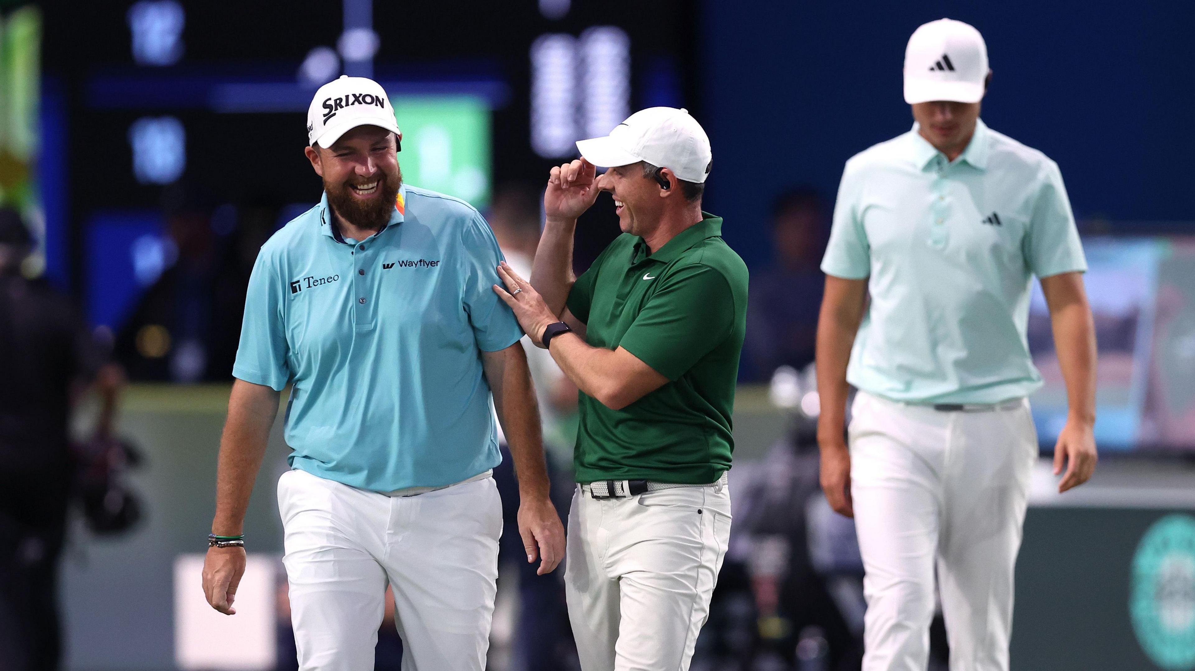 Rory McIlroy rit avec Shane Lowry