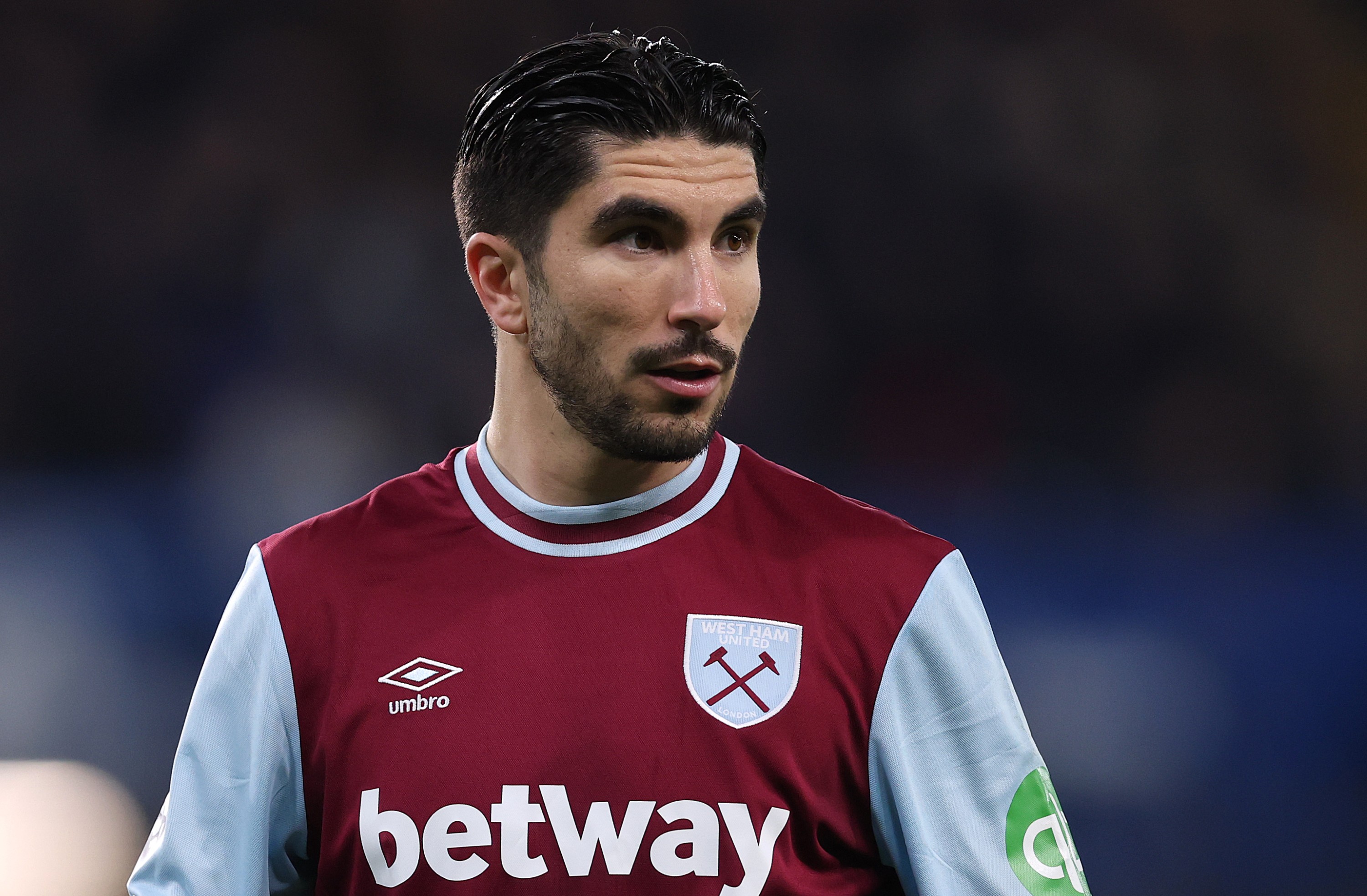 Carlos Soler de West Ham lors du match de Premier League contre Chelsea