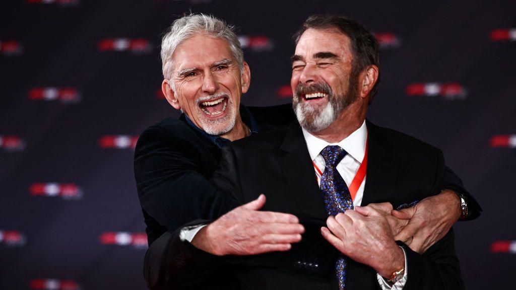 Damon Hill et Nigel Mansell