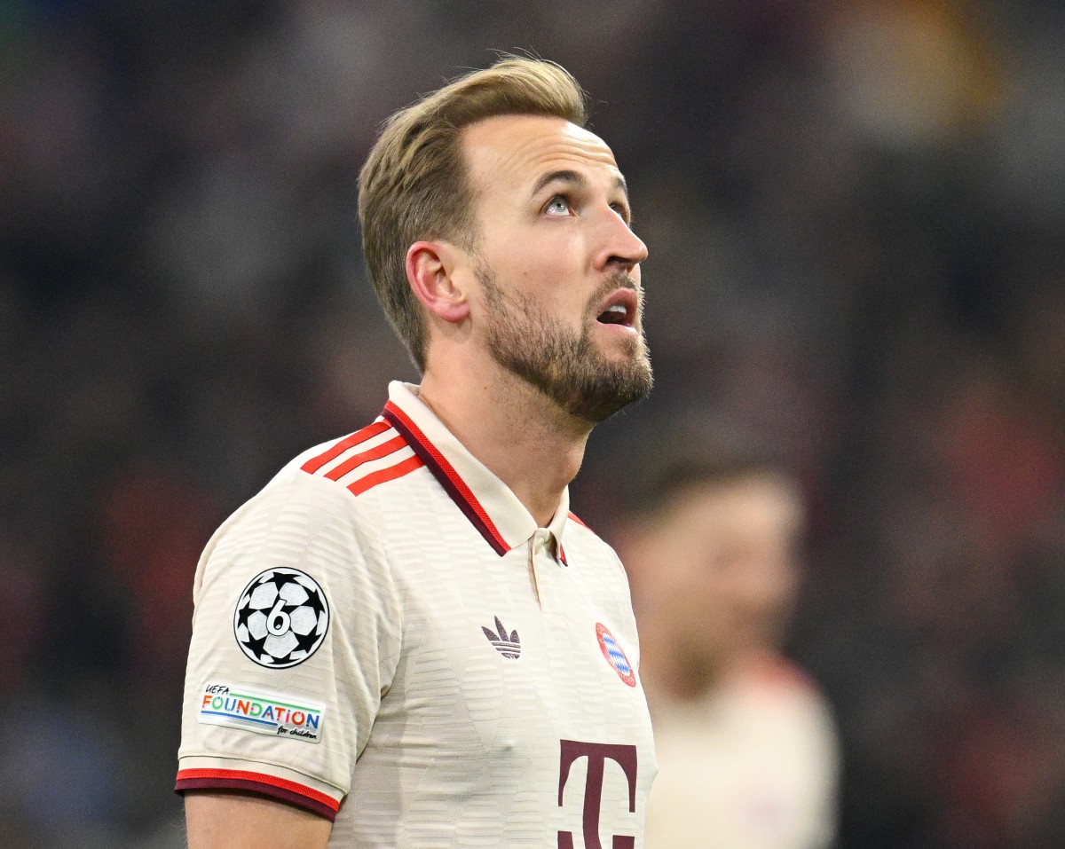 Harry Kane en action pour le Bayern Munich contre le Celtic