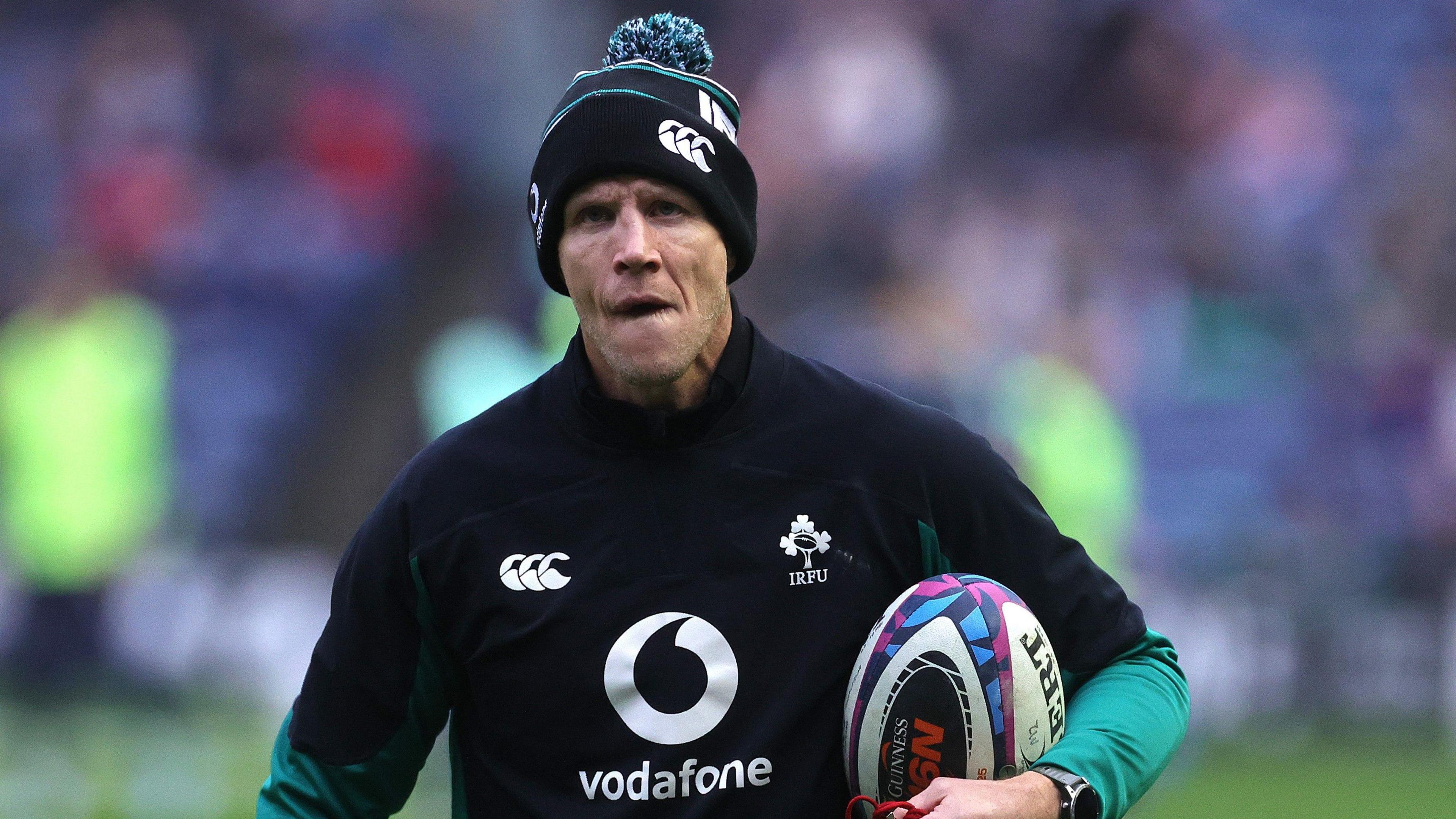 Simon Easterby avant la victoire de l'Irlande sur l'Écosse