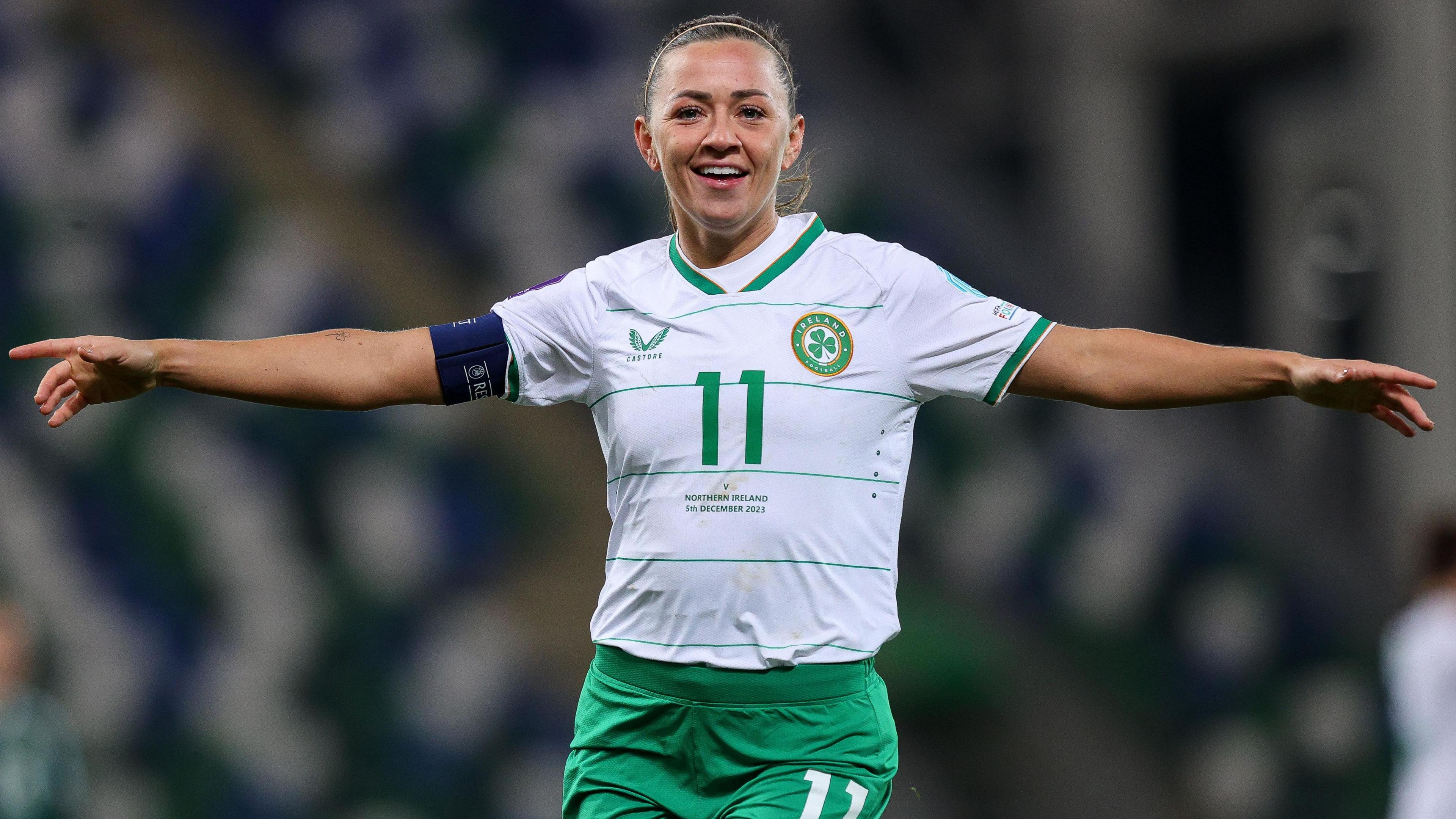 Katie McCabe, capitaine de l'équipe d'Irlande