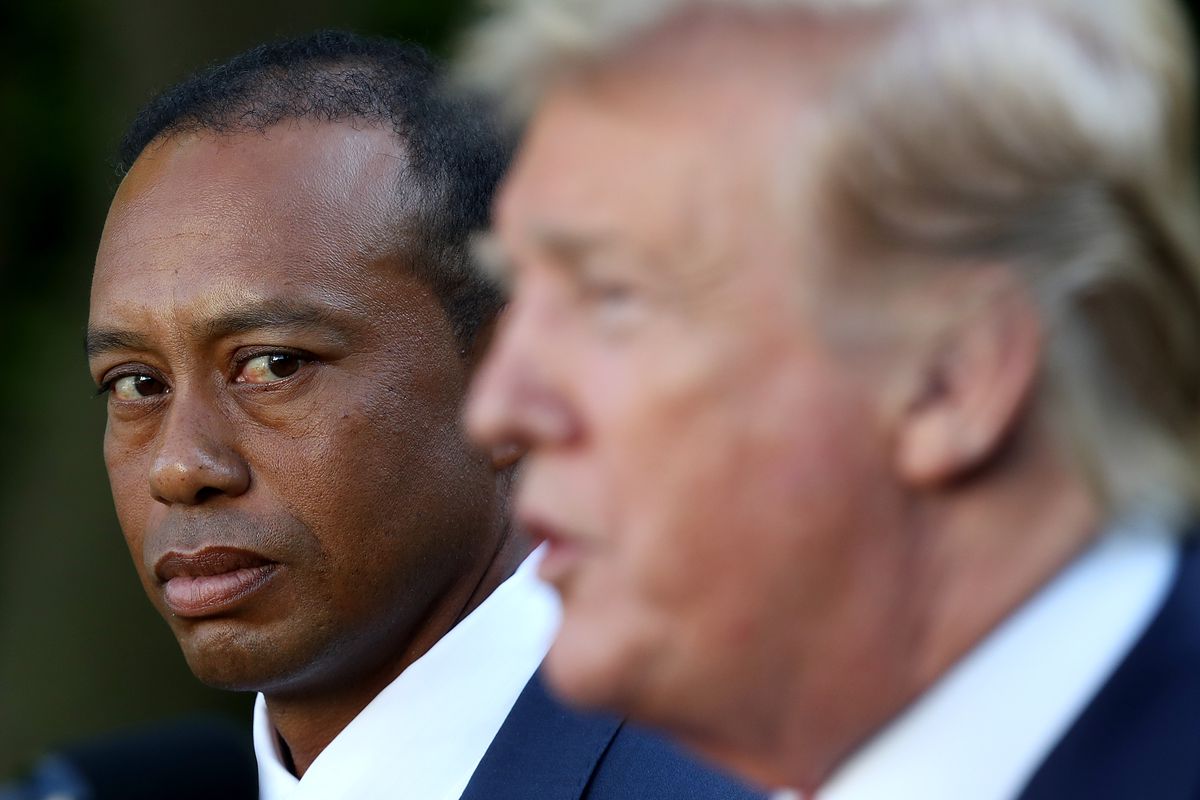 Tiger Woods, Donald Trump