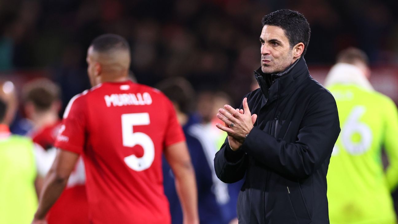 Arteta reste confiant malgré le match nul d-Arsenal contre Forest