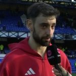 Bruno Fernandes soutient l-annulation d-un penalty pour Everton