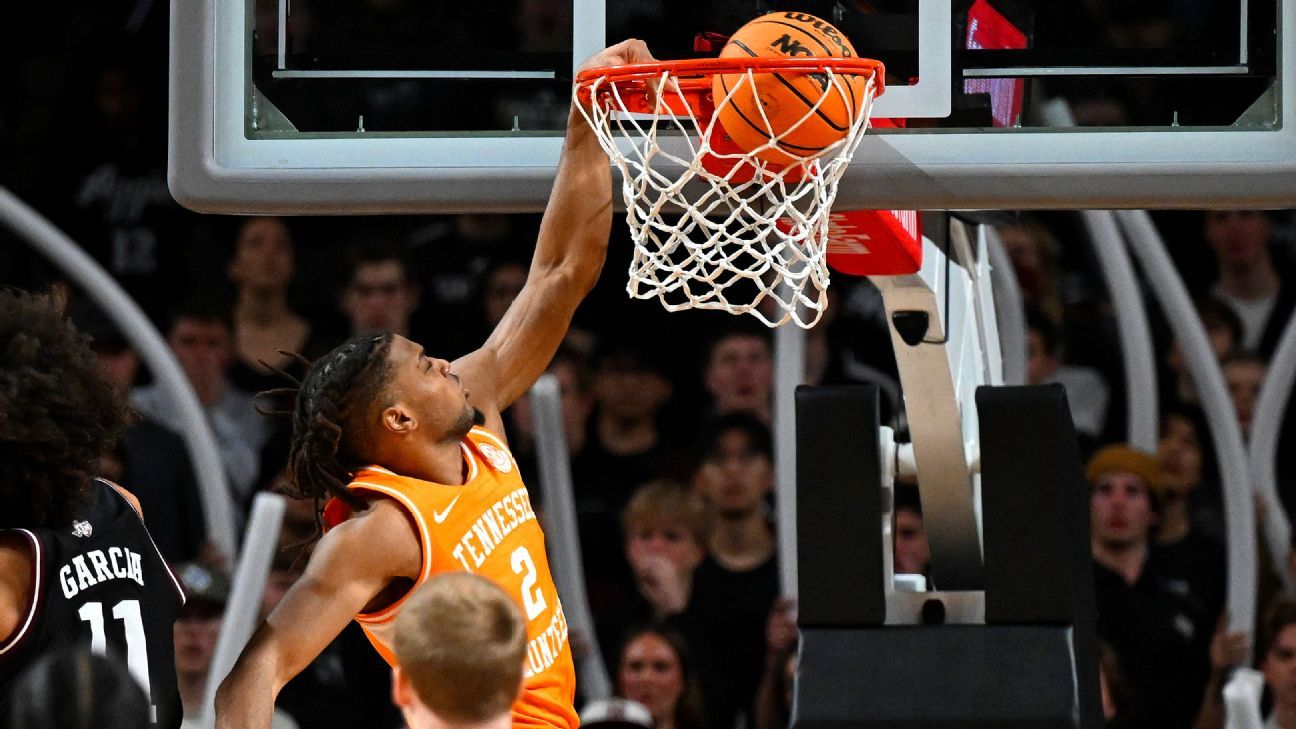 Chaz Lanier brille avec 30 points- Tennessee bat Texas A&M