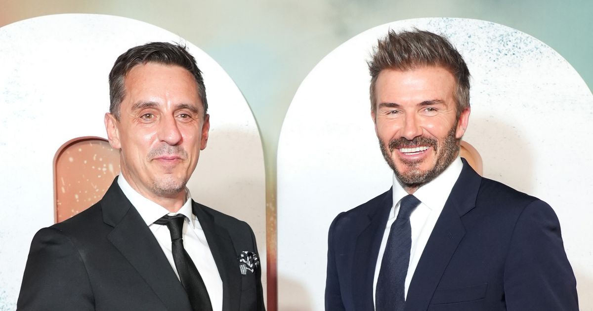 David Beckham aide Gary Neville à réaliser son rêve pour ses 50 ans