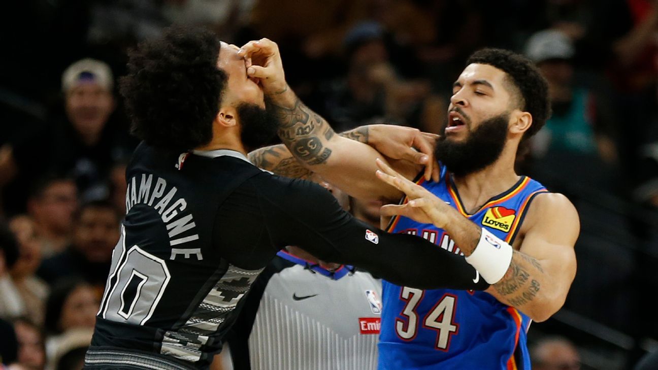 Ejections lors du match Thunder vs Spurs - tensions sur le terrain