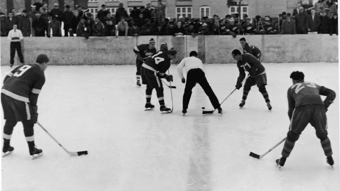 L-histoire du premier match de hockey en extérieur à la prison