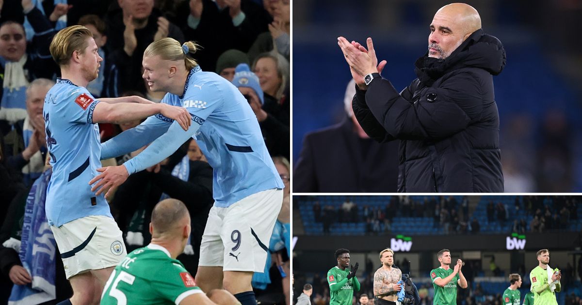 Manchester City surmonte Plymouth et file en quarts de FA Cup