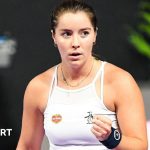 Petra Kvitova s-incline face à Jodie Burrage à l-ATX Open