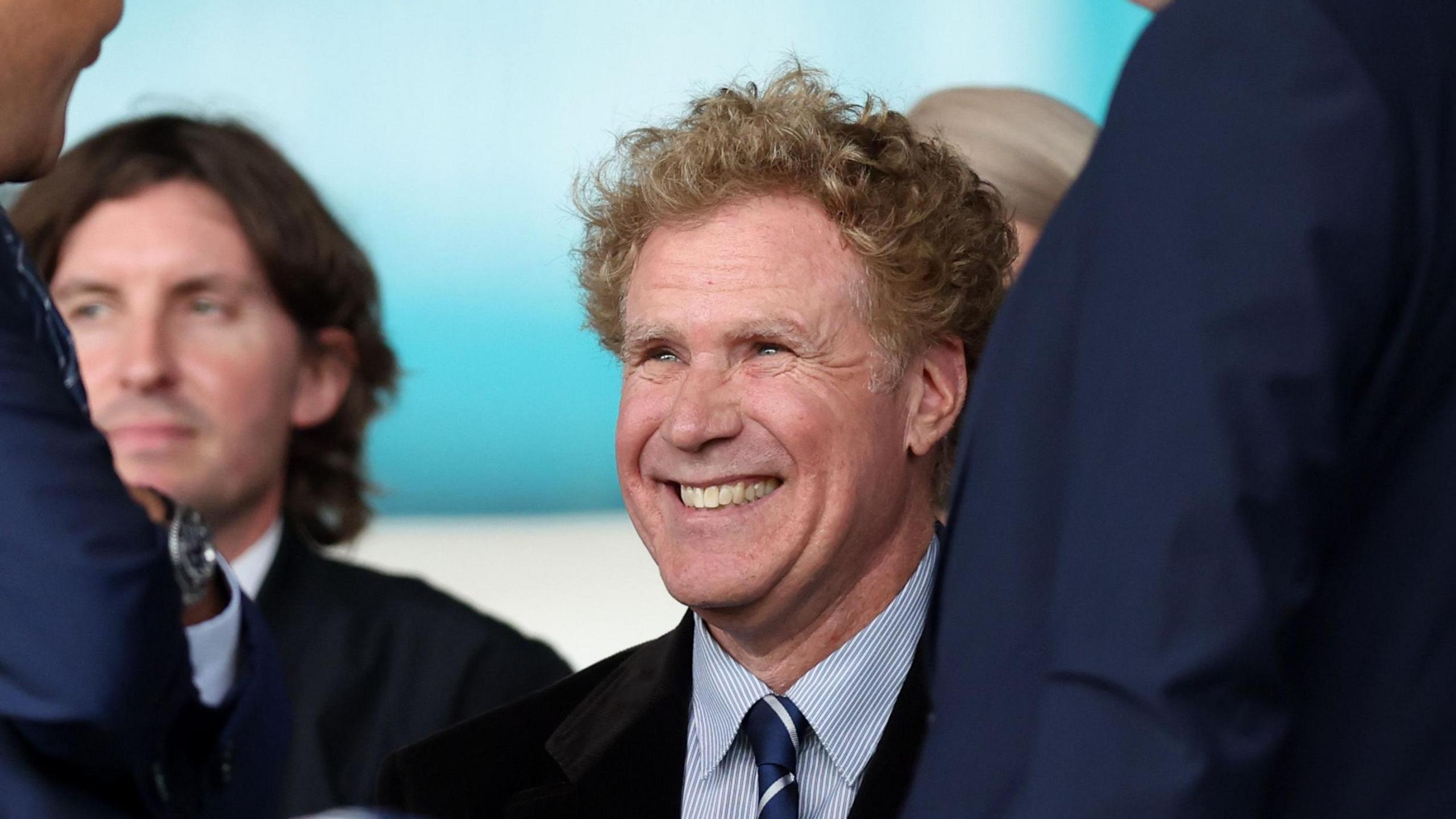 Will Ferrell dans les tribunes d'Elland Road