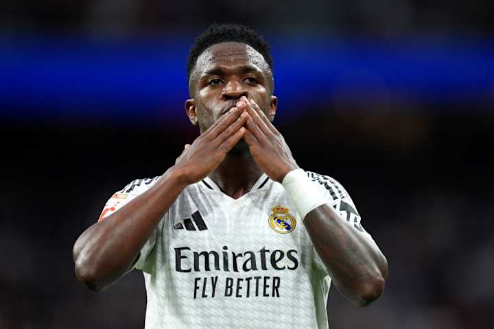 Vinicius Junior lors de son 300e match avec le Real Madrid