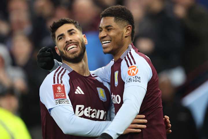 Marco Asensio et Marcus Rashford