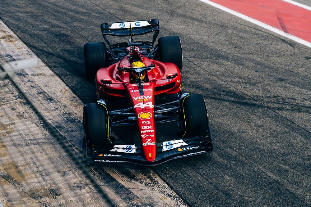 Lewis Hamilton, Ferrari Test