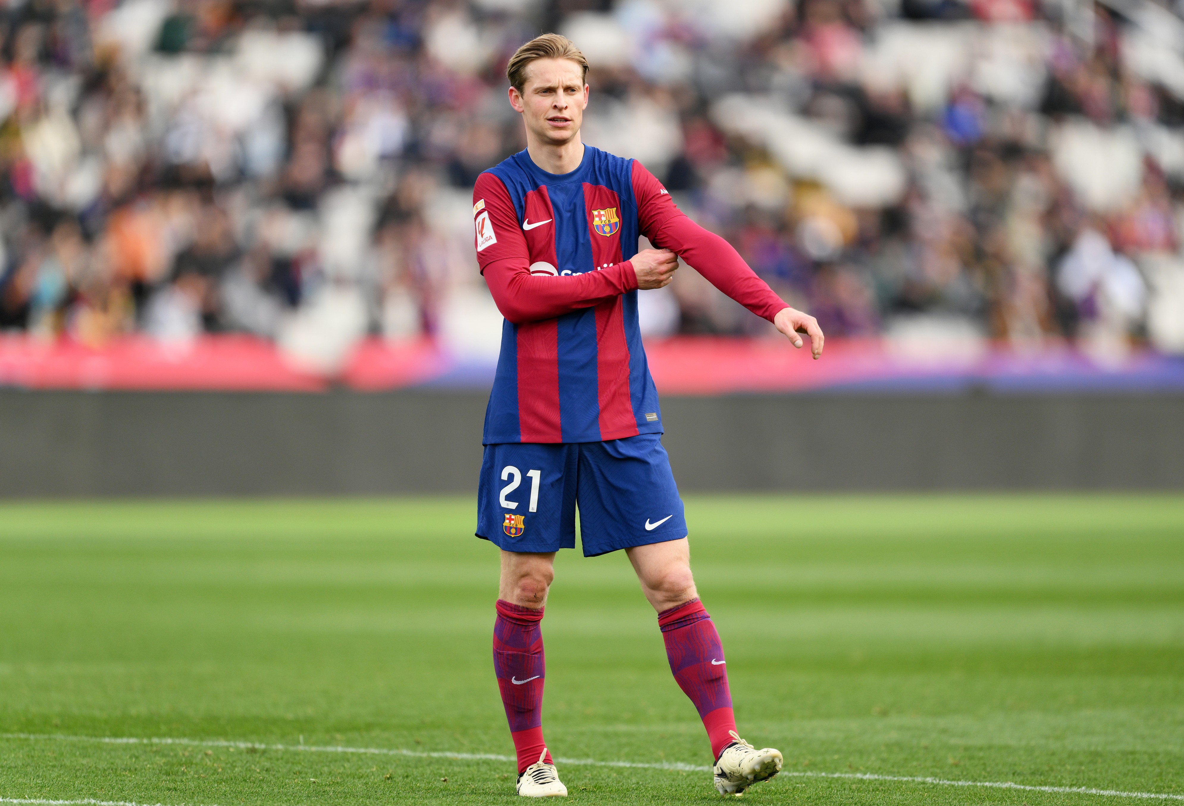 Frenkie de Jong lors d'un match contre Getafe CF