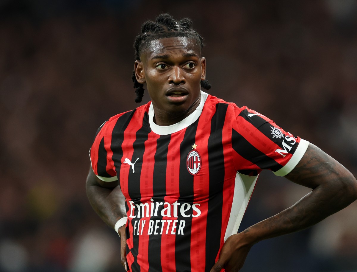 Rafael Leao en action pour l'AC Milan