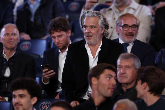 Vincent Labrune, président de la Ligue de football professionnel, au Parc des Princes