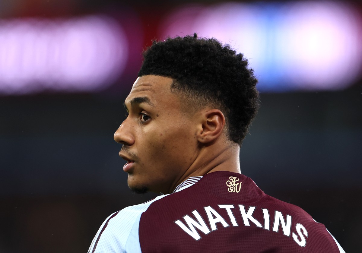 Ollie Watkins en action pour Aston Villa