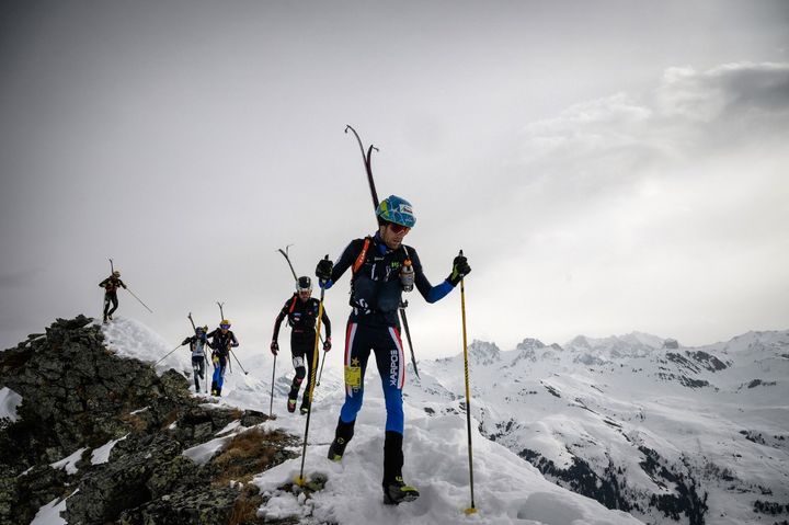 Matteo Eydallin lors de la Pierra Menta