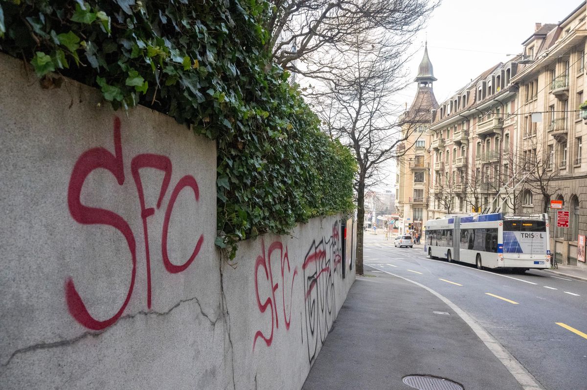 Graffiti des supporters