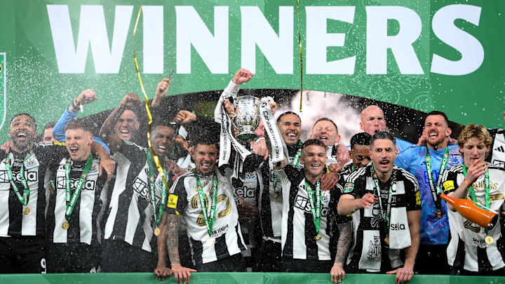 Newcastle gleefully lifted the Carabao Cup