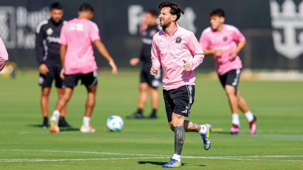 Messi à l'entraînement avec l'Inter Miami