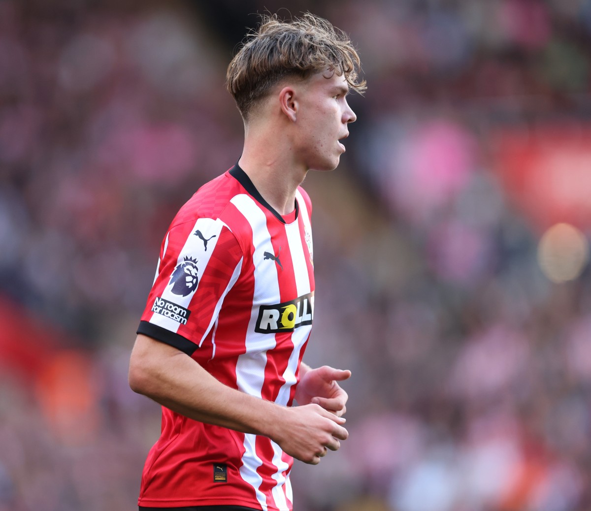 Tyler Dibling in action for Southampton