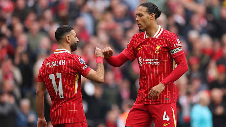 Mohamed Salah et Virgil van Dijk