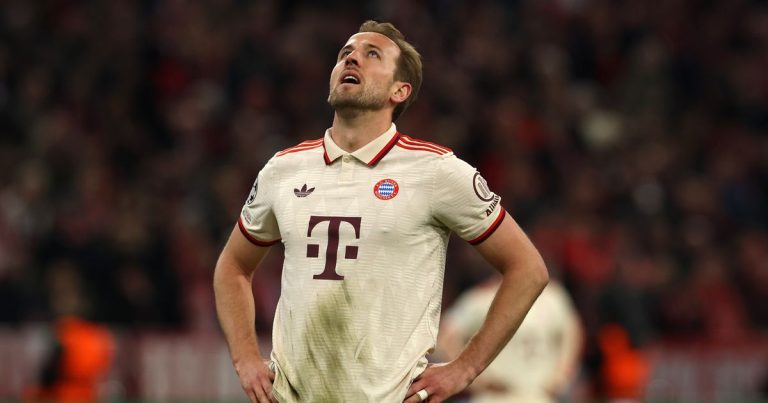 Harry Kane critiqué après la défaite du Bayern en Ligue des champions