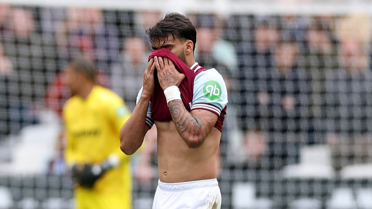 Lucas Paqueta en larmes après un carton jaune face à Tottenham