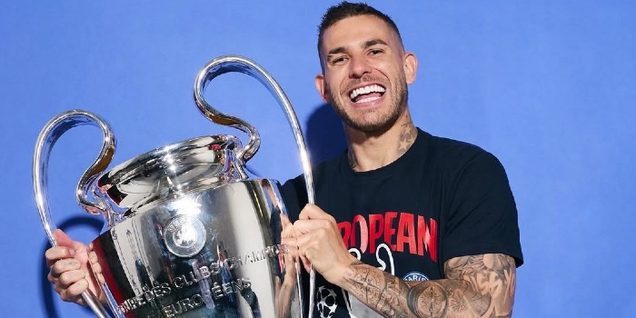 Lucas Hernandez lors d'une interview