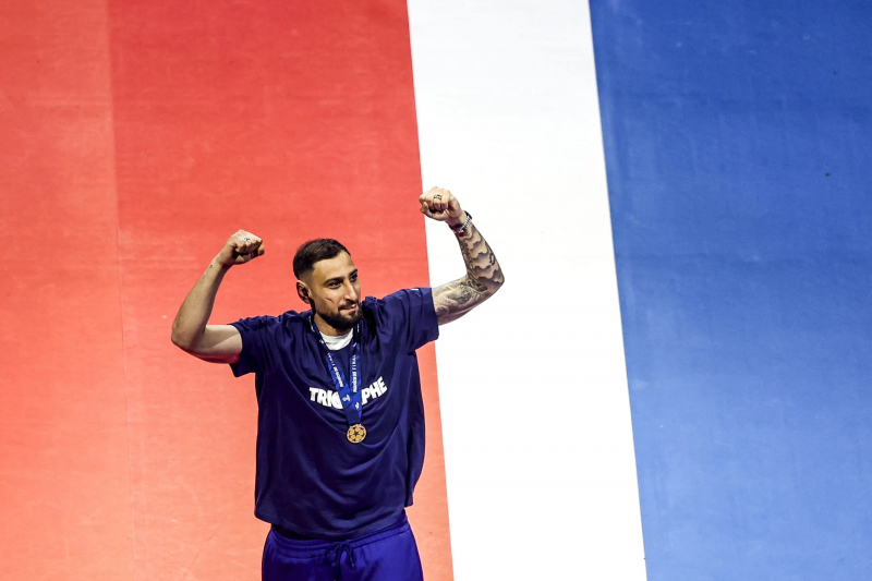 Gianluigi Donnarumma lors d’un match important du PSG